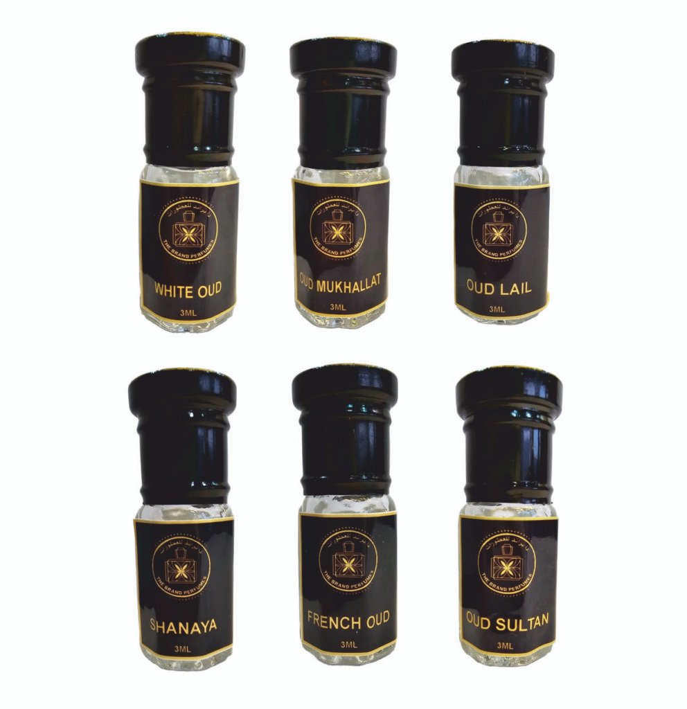 Premium 6 Attar Sample Set The Brand Pefumes